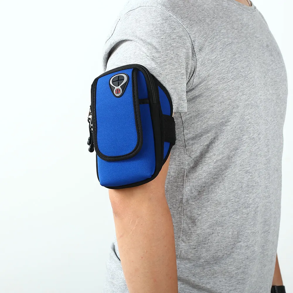 Arm Band Wrist Wrap Pockets Packet Nylon 3color Fishing Sport Riding Arm Package Run Mountaineering Outdoor