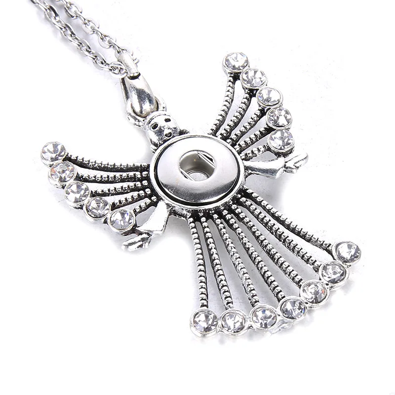 N1656-12mm Новинка, ювелирное изделие на кнопке, винтажное металлическое ожерелье 12 мм с защелкой, s Fit, мини 12 мм, на кнопках, ювелирное ожерелье с подвеской для женщин - Окраска металла: N1656-12mm