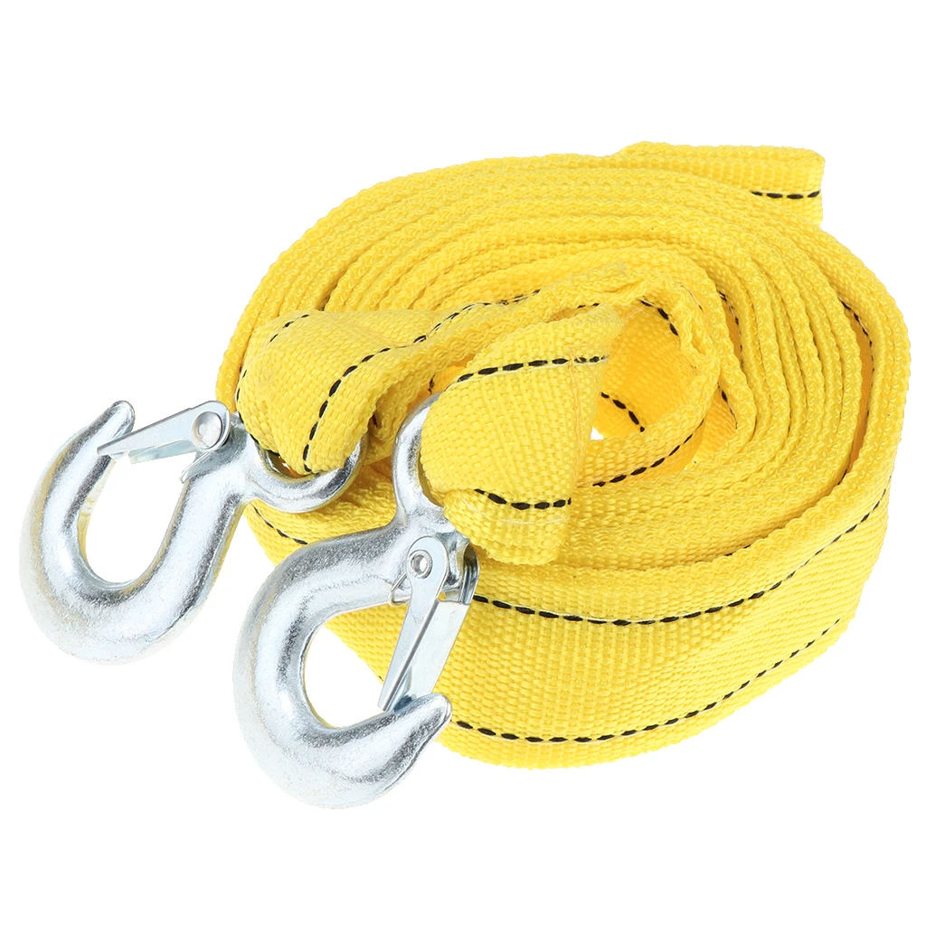 Towing Strap Tow Rope Nylon Trailer Belt 4M 5 Tons Heavy Duty Road Recovery