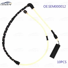 10 pces sensor sem000012 da almofada de freio do eixo dianteiro para land rover range rover 3 lm l322 2002-2012 indicador de desgaste elétrico sem 000012