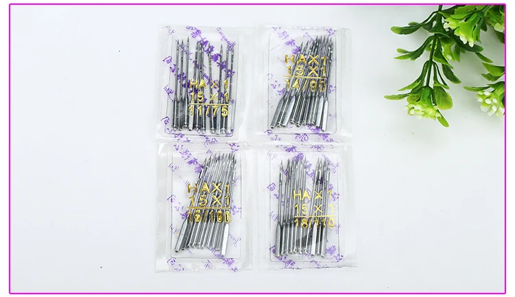 high quality 10pcs HA x 1,130/705H,15x1 Needles Size #9 #11 #12 #14 #16 #18 for singer brother bernina pfaff elna janome# SEWING 5