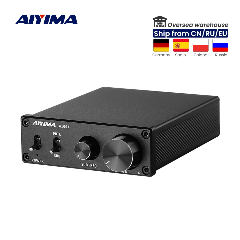 Aiyima Subwoofer Amplifier 100w Tpa3116d2 Power Amplifier Speaker Suara Amplificador Mono Class D Home Audio Amp Amplifier Aliexpress