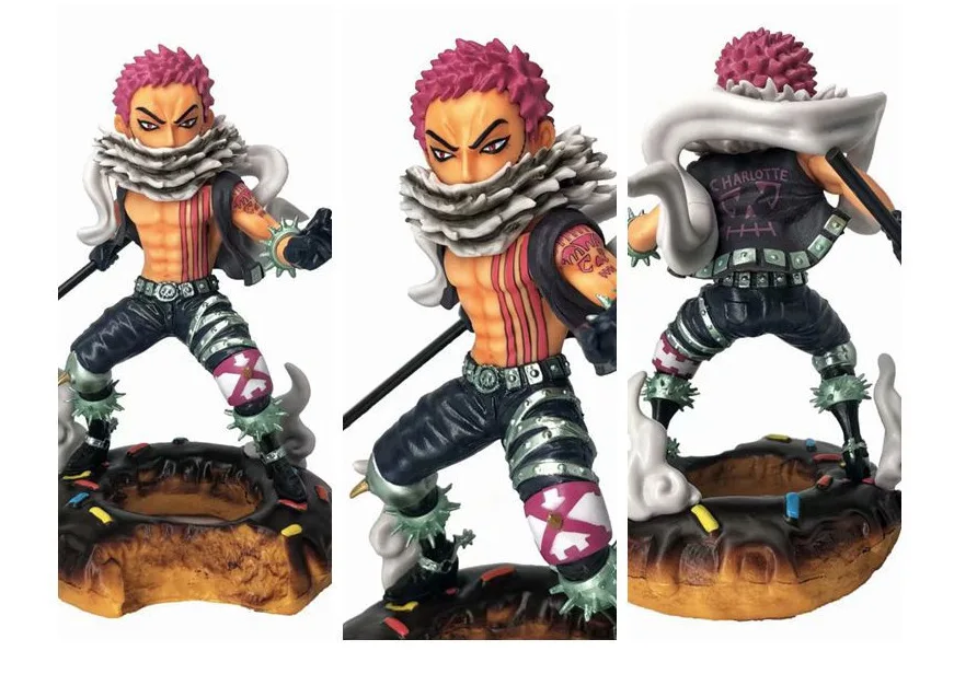 

One Piece Donuts Card II Kata Library Chestnut Battle Scene Dessert Three Star Decoration Garage Kit