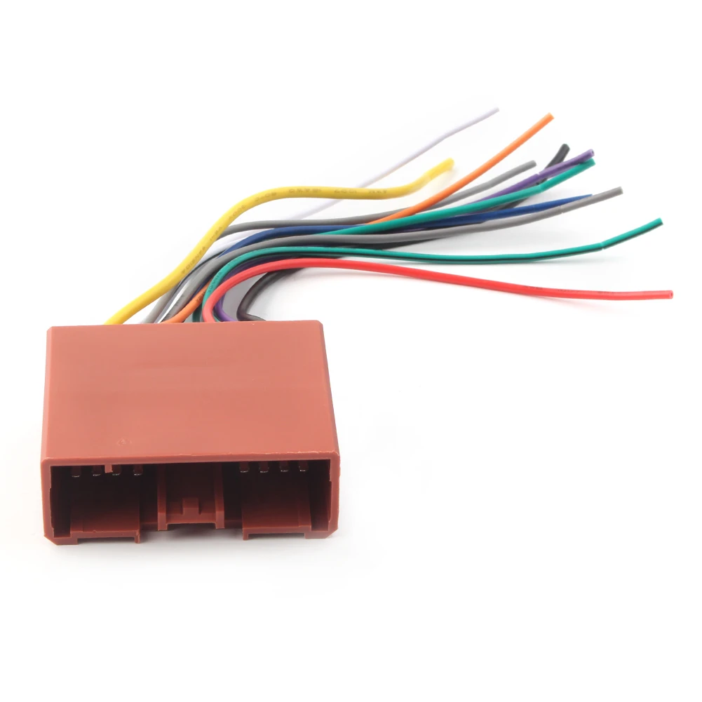 1pcs Car Stereo Radio Wiring Harness Plugs into Factory Harness For Mazda 2  3 5 6 CX-7 CX-9 MX5 MPV RX-8 Protege Tribute