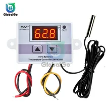  XH-W3001 W3001 LED Digital Thermoregulator Temperature Tester Smart Thermostat Temperature Sensor Controller Relay Output 