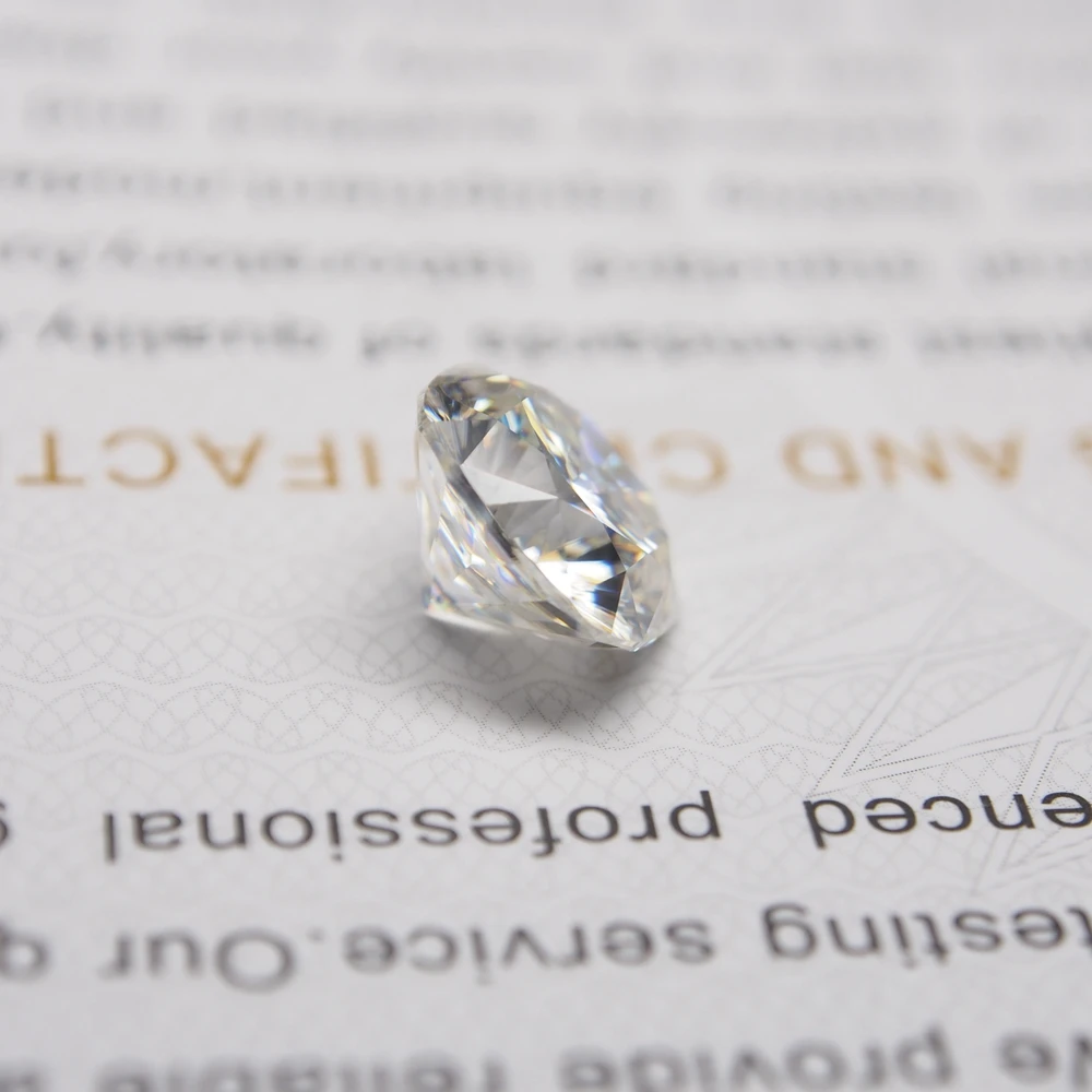 2.2 Carats 7.5x7.5MM Cushion Cut Moissanite Diamond Clarity VVS Color D White Loose Gemstones For Jewelry Making