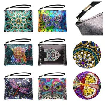 

Special Shaped Diamond Painting Bags Wallet Women 5D DIY Diamond Embroidery Butterfly Art Christmas decoration for home