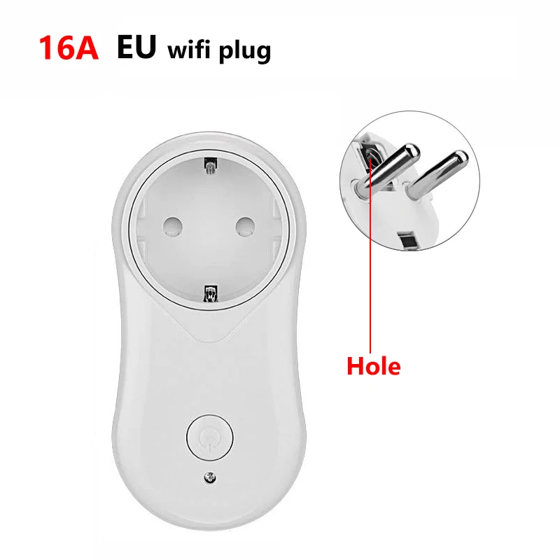 16A EU plug AVATTO стандарт ЕС/Великобритания/США Wifi умная вилка с usb-портом, беспроводная умная wifi розетка работает с Alexa Google Home Audio - Цвет: 16A EU plug