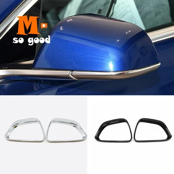 

Carbon fiber/Chrome Car Side Door Rearview Mirror Block Rain Eyebrow Trim Cover Sticker 2017 18 19 2020 for Tesla Model3 Model 3