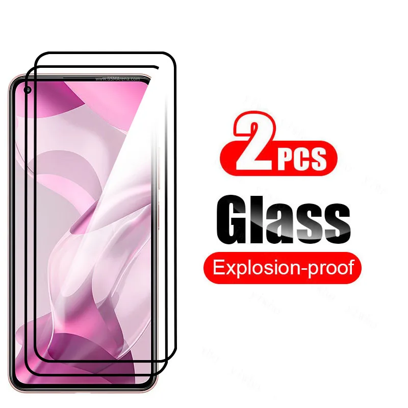 phone protector Che Phủ Toàn Bộ Kính Cường Lực Cho Xiaomi Mi 11 Lite 5G NE Kính Cường Lực Cho Mi 11 Lite 5G NE Kính tấm Bảo Vệ Màn Hình Cho Mi 11 Lite 5G NE Ống Kính Thủy Tinh mobile screen guard Screen Protectors