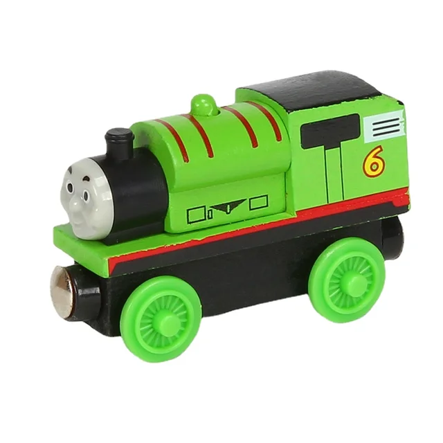 Original Wooden Trains Thomas Model Cars Toys Compatible with Wooden Train Sliding Track Percy James Gordon Toys for Children. 4