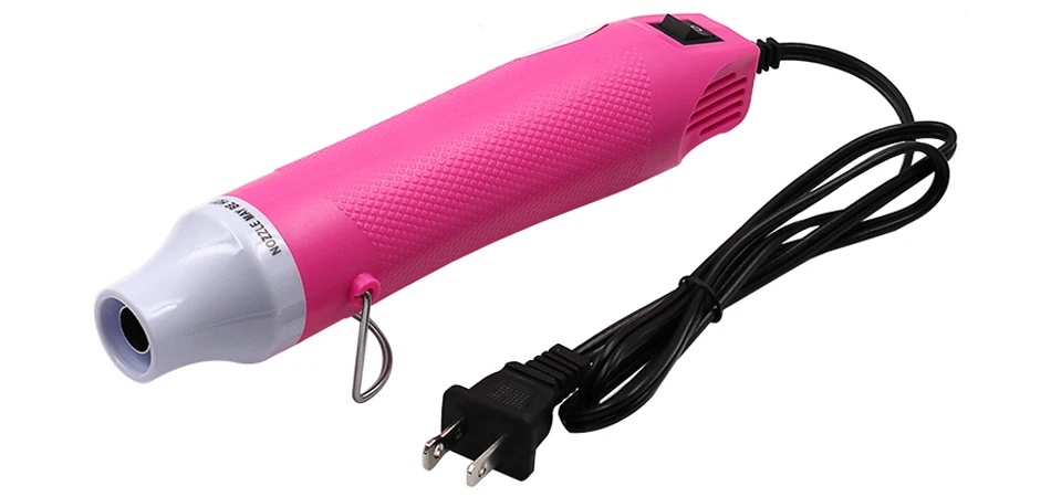 DIY Using 110V Heat Gun Electric Power tool hot air 300W Temperature Gun with Supporting Seat Shrink Plastic DIY Tool