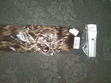 NICESY-extensiones de cabello sintético largo ondulado para mujer, pelo sintético de alta temperatura, color negro, 22 pulgadas, 5 Clips