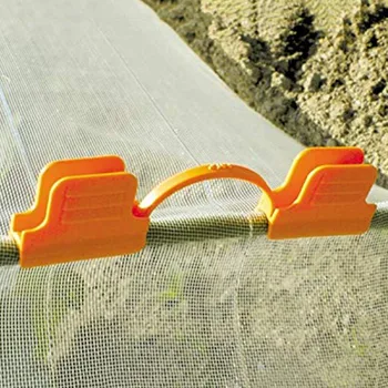 

10pcs Greenhouse Frame Pipe Clip Tube Film Clamp Garden Shade Net Accessories Plastic Film Fixed Clip Fittings