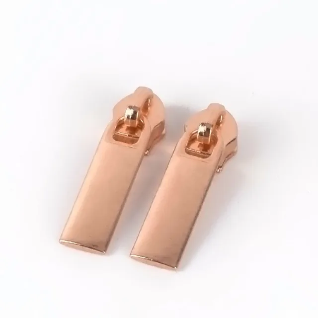 4M 5# Colored Cloth Rose Gold Teeth Plastic Coil Zippers Bag Nylon Crop Coded Zipper for Sewing DIY Zips Garment Accessories slider