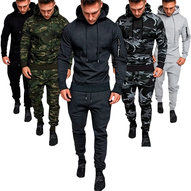 long sleeve hoodie tracksuit set