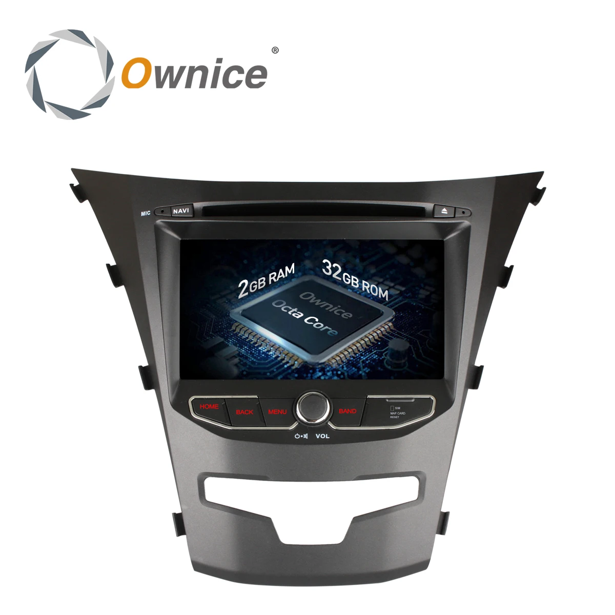 Автомобильный dvd плеер Ownice C500 Android 6 0 8 ядер 7 дюймов для ssangyong 2014 2015 стерео GPS