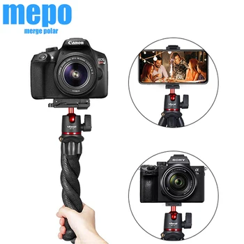 

Sports Camera Flexible Octopus Tripod Smartphone DSLR SLR Vlog Tripod Travel Portable 2in1 Tripod Extend 1/4 Screw for Magic Arm