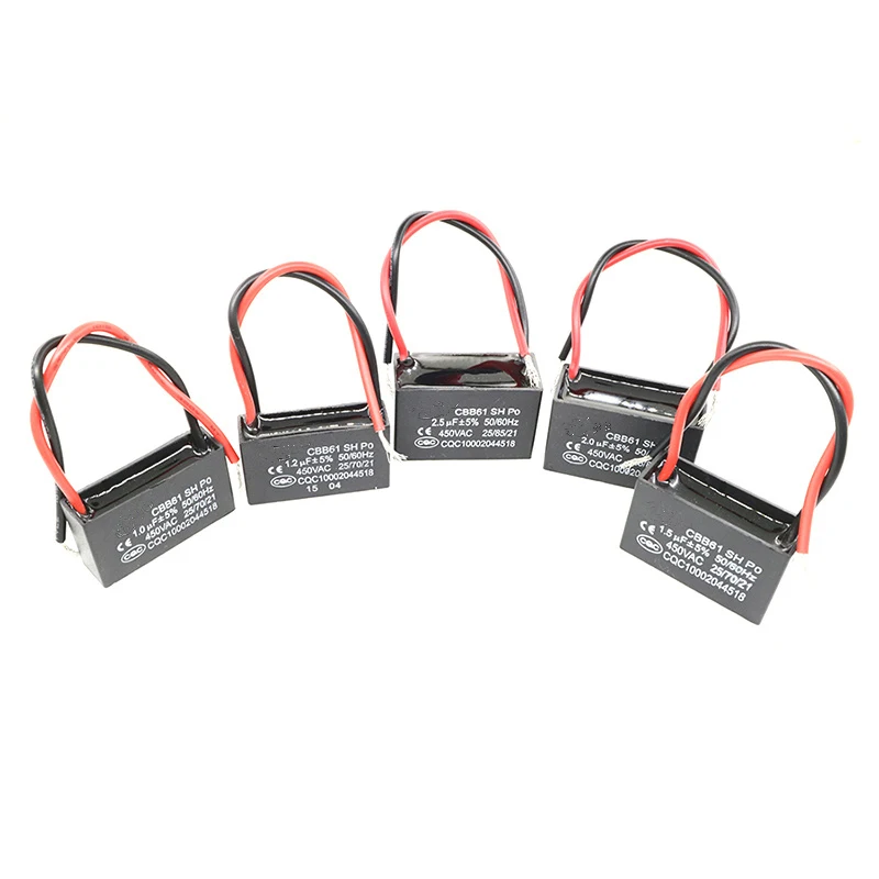 Condensatore Di Avviamento Motore CBB61 Con Film In Polipropilene 450 V CA 1,2 µF 50/60 Hz - Foto 6