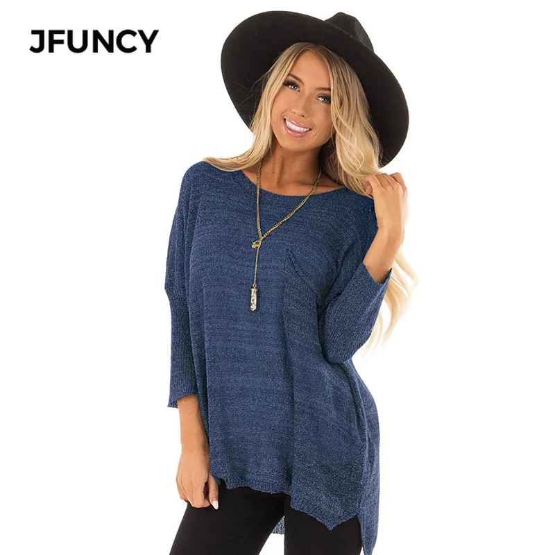 

2019 Autumn Women Knitting Pullover Tops Casual Spring Solid Color Long Sleeve Tshirts Plus Size Female Tshirt Women Shirts