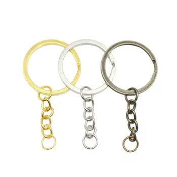

10 pcs/lot Key Ring Bags Toys Keychain Clips key Hook Chain Jewelry Making Keyfob DIY KeyChain Accessories