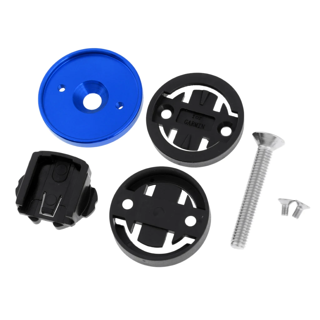 Cycling Stem Headset Top Cap GPS Computer Bracket for Garmin Cateye Bryton