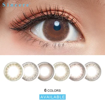 

Series Brown Daily Disposable Colored Contact Lenses Eye Makeup Color Contacts One-Day Colored Lenses For Eyes 2pcs/pair