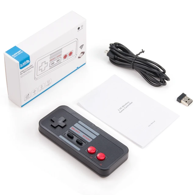 2 pcs Gaming USB Controller Gamepad for Nintendo NES Retrolink Windows PC  Mac - AliExpress