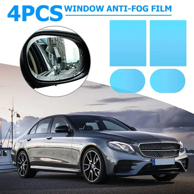 UNIVERSAL FIT 4PCS HD PET Nano Anti Fog Rear View Mirror Protective Film  $13.21 - PicClick AU