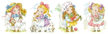 

Birds and Peach Blossoms and Birds Counted Cross Stitch Kit Cross stitch RS cotton with cross stitch SODA G136