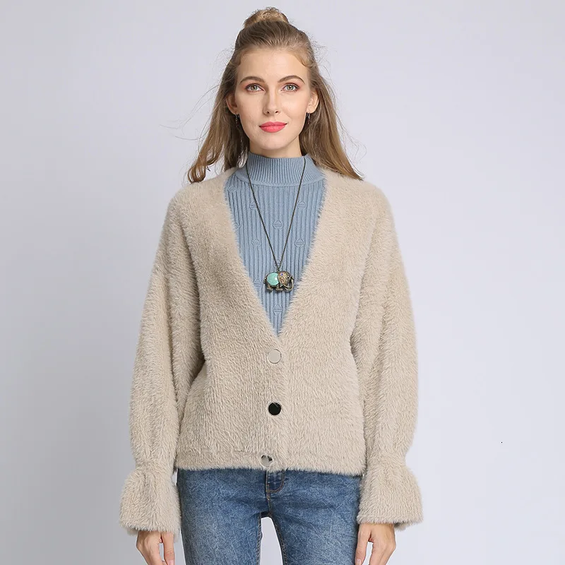 ^*Best Offers Casual Women Cardigan Single-breasted Ladies Short Knitted Outwear Autumn Winter Female Coats Plain Color 2020 Manteau Femme ^*Best Offers Casual Women Cardigan Single-breasted Ladies Short Knitted Outwear Autumn Winter Female Coats Plain Color 2020 Manteau Femme