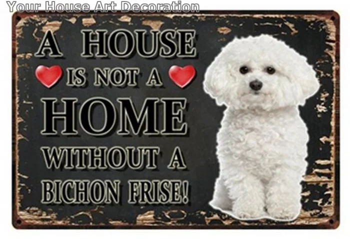 Черно-белый металлический плакат для домашних животных, собак, доберман, Золотой Лабрадор, домашний декор, настенная живопись 7,8x11,8 дюймов - Цвет: y3141