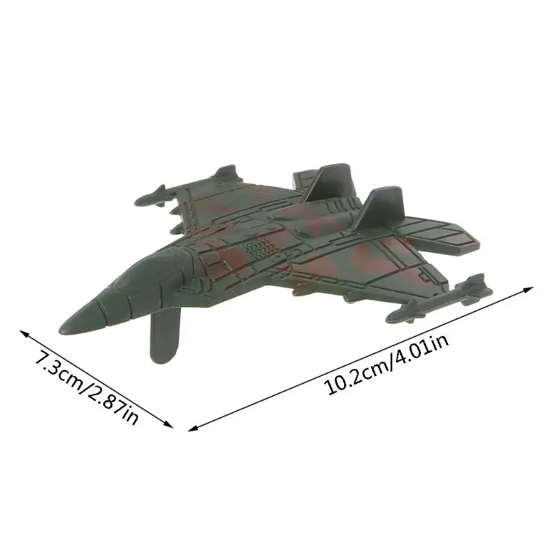 

Plastic Military Airplane Fighter Model Kids Simulation Plane Toy Collection Decoration Y51E