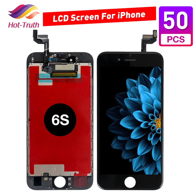 50 шт./лот класс AAA TM дисплей для iphone 6s ЖК с сенсорным экраном дигитайзер в сборе