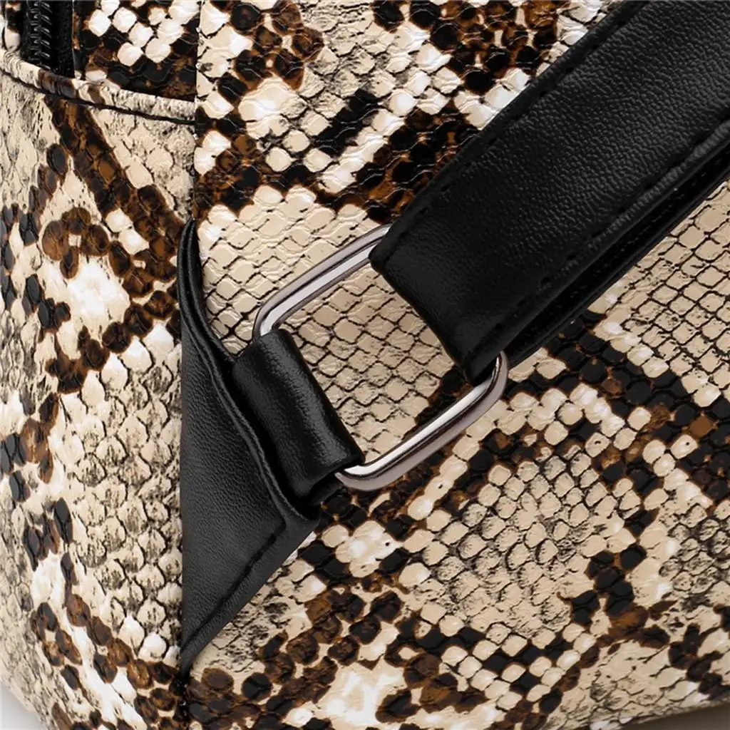 Aelicy Backpack Women Pu Leather Female Backpacks Teenager Fashion Leopard Students Shoulder Bag Knapsack 1203