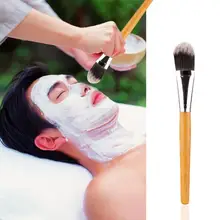 Кисти для маски для лица косметический инструмент макияж основа кисть волокна Волосы бамбуковая ручка порошок консилер маска для лица кисть