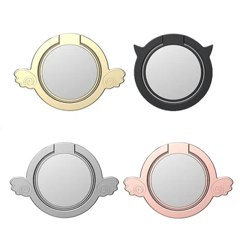 

Butterfly Color Flower Female Personality X Metal Mobile Phone Ring Buckle Foreign Trade Gift