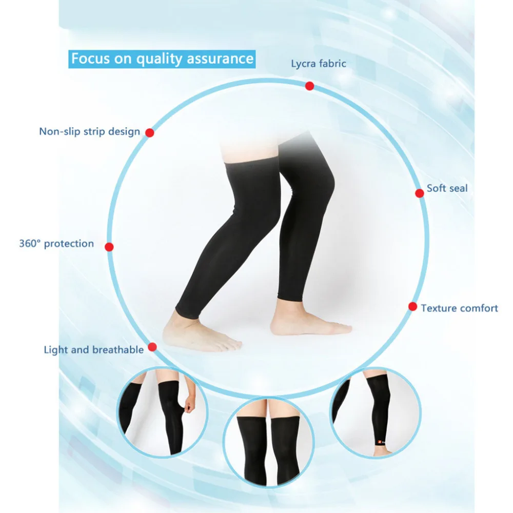 Copper Leg Brace Knee High Compression Sleeve Support Pain Relief Men Women #4O30 (4)