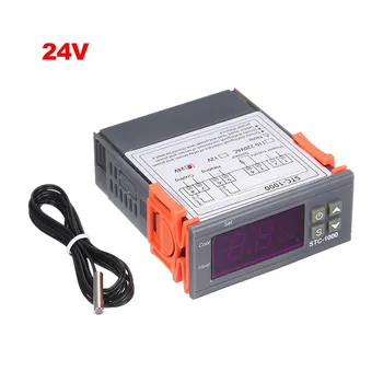 

STC-1000 Digital Temperature Controller Heating Cooling Centigrade Thermostat 2 Relays Output with Sensor