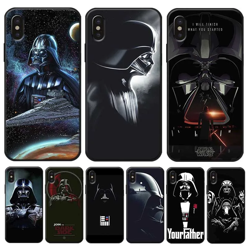 

star wars Darth Vader Cover for iPhone 11 11 Pro 11 Pro Max 2019 Clear Soft Silicone Phone Case