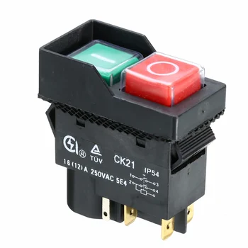 

1pc 240V 10A Electric On Off Switch Electromagnetic Switches For Minimix 140 150 Cement Concrete Mixers