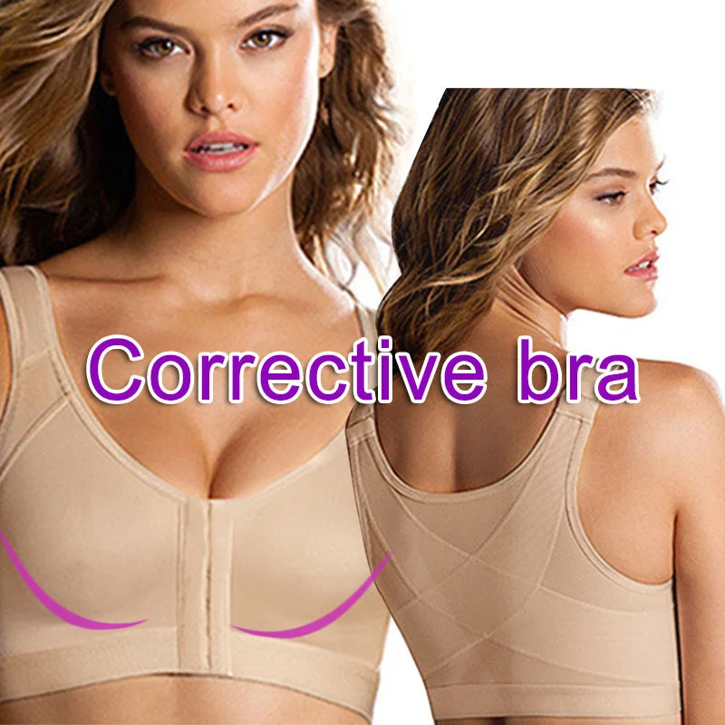 Push Up Adjustable Posture Correcting Bra Camis Brassiere Shapewear Plus  Size Sports Ladies Back Shoulder Support Shapewear Tops - AliExpress