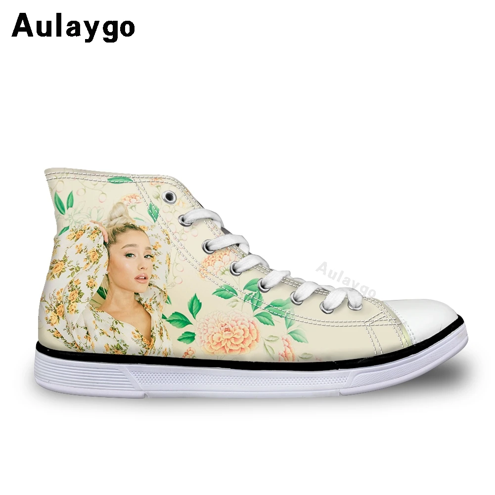 

Aulaygo Children Shoes Girls Beautiful Lovely Ariana Grande Print Boys Fashion Sneakers Sport Running Shoes Kids Outdoor Flat