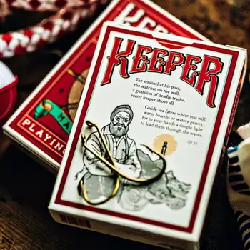 

KEEPERS DECK Ellusionist red color Playing Cards 88*63mm Paper Cards Magic Poker Card Magic Trick Collection Card