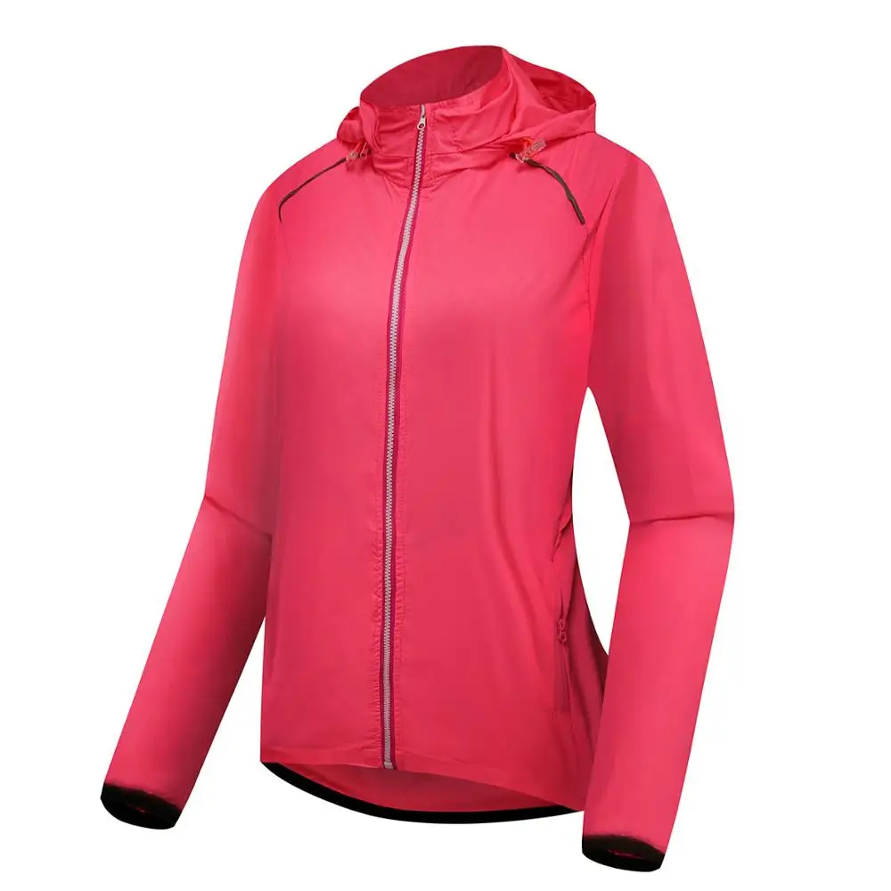 Chaqueta reflectante antilluvia para mujer, cortavientos, ligera, para  correr, Anti UV, para ciclismo|Chaquetas de ciclismo| - AliExpress