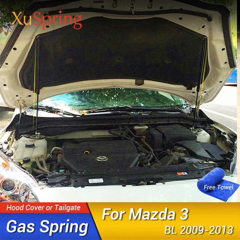Передняя крышка капота для Mazda 3 Mazda3 BL 2009 2010 2011 2012 2013 задняя газовой пружины с