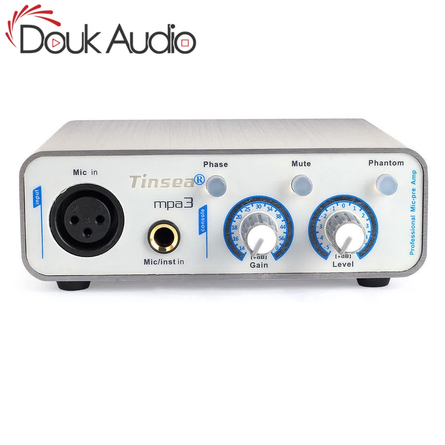 Douk аудио HiFi микрофон предусилитель полный баланс XLR микрофон-предусилитель запись звука живой веб-Каст