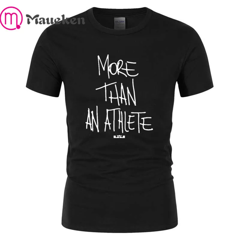 13 Футболка с надписью «More Than An Athlet LeBron», Хлопковая мужская футболка, новая футболка, Мужская модная футболка унисекс - Цвет: 13