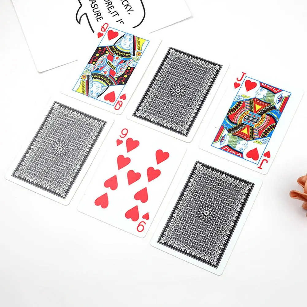 Golden Edge Waterproof Matte Wide Plastic Poker Innovative Foil Black Poker Cards For Camping Beach Swimming Pool Game Board