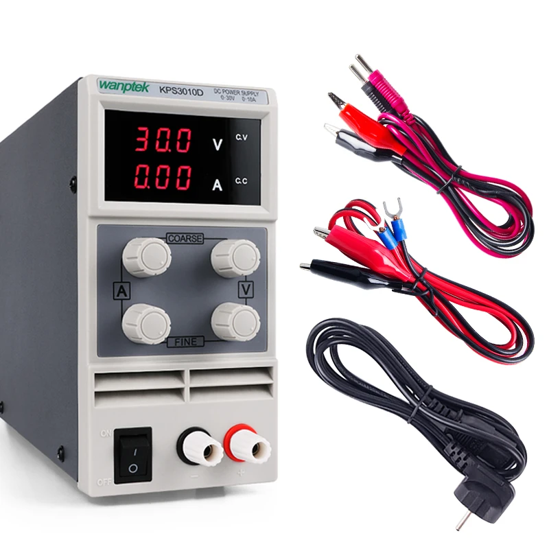 30 в 10A DC Блок питания KPS3010D переменный Регулируемый DC Swithing одноканальный Регулируемый лабораторный блок питания PS3010D